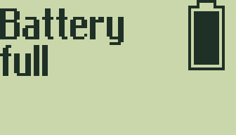 Battery full dialog