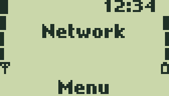 DCP-3 standby screen
